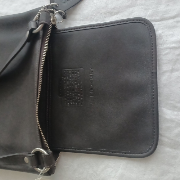 COACH VINTAGE HOBO LEATHER CHELSEA BROWN  CROSSBODY BAG  NEW - Picture 13 of 16